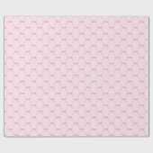 Roze lint Inpakpapier (Vlak)