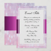 roze lint kaart (Voorkant / Achterkant)