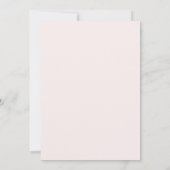 Roze Lint Kersen Luier Raffle Kaart (Achterkant)