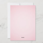 Roze lint kerstboom feestdagenkaart (Achterkant)