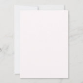 Roze lint knoopt de knoop bruidsfeest uitnodiging (Achterkant)