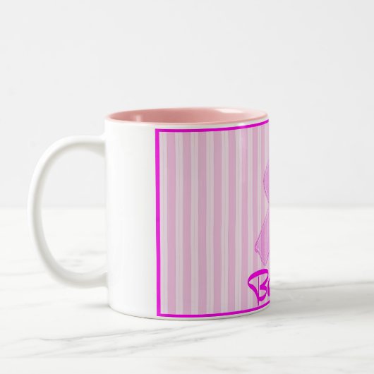 Roze lint koffie Mok (Links)