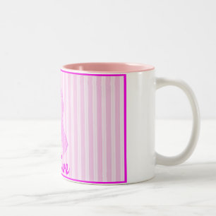 Roze lint koffie Mok