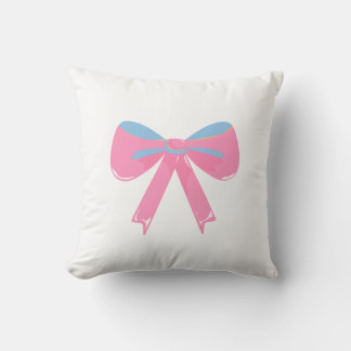 Roze lint kussen