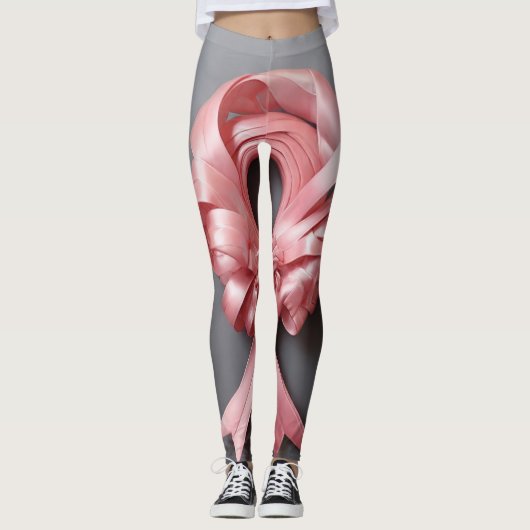 Roze lint legging (Voorkant)
