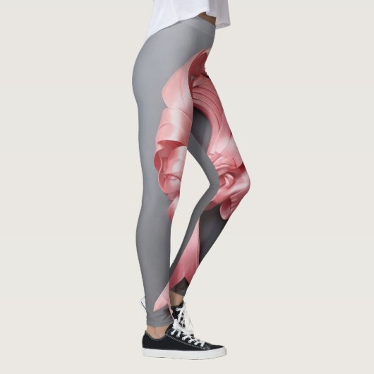 Roze lint legging (Rechts)
