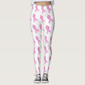 Roze lint leggings (Voorkant)