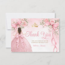 Roze lint meisje Quinceañera jurk kroon