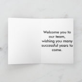 Roze Lint met Bloemen Rozen Rand Welkom Bedankkaart (Binnen)