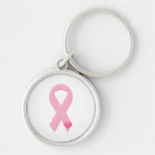 Roze lint met hart sleutelhanger (Voorkant)