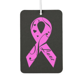 Roze lint met liefde luchtverfrisser