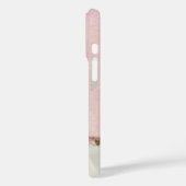 Roze lint met Roos Case-Mate iPhone Case (Achterkant / Links)