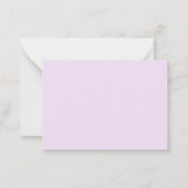 Roze lint op cupcake bedankt kaarten notitiekaartje (Achterkant)