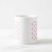 Roze Lint Patroon Koffiemok (Center)