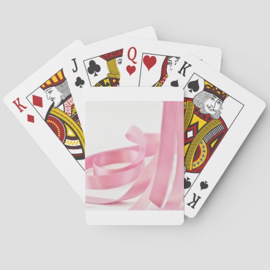 Roze lint pokerkaarten (Achterkant)