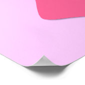 Roze Lint Poster (Hoek)