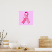 Roze Lint Poster (Keuken)