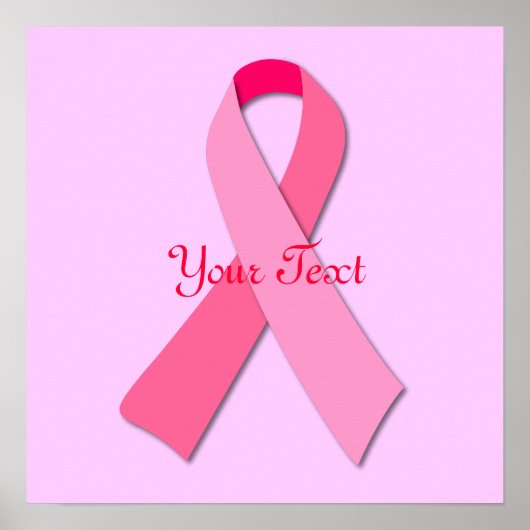 Roze Lint Poster (Voorkant)