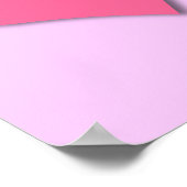 Roze lint poster (Hoek)