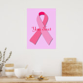 Roze lint poster (Keuken)
