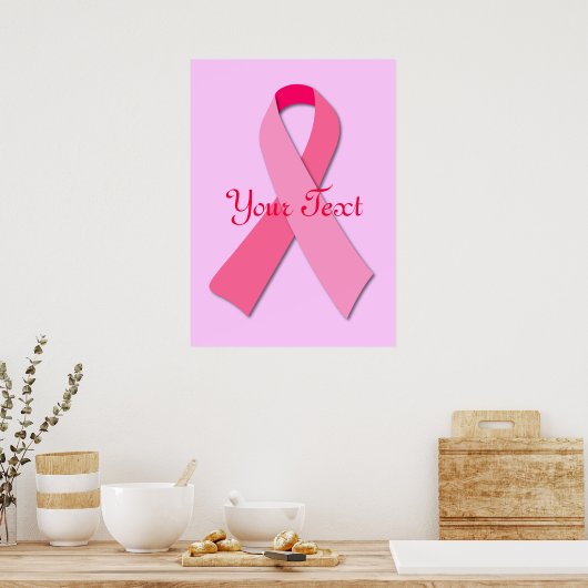 Roze lint poster (Keuken)