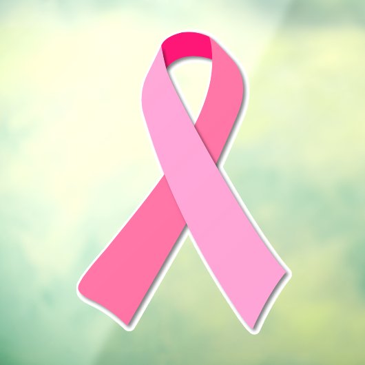 Roze lint raamsticker (Vel 3)