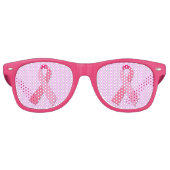 Roze lint retro zonnebril (Voorkant)