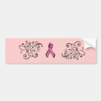 Roze lint/roze Bumpersticker