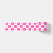 Roze Lint Schaakbord – Borstkanker Bewustzijn (Voorkant)
