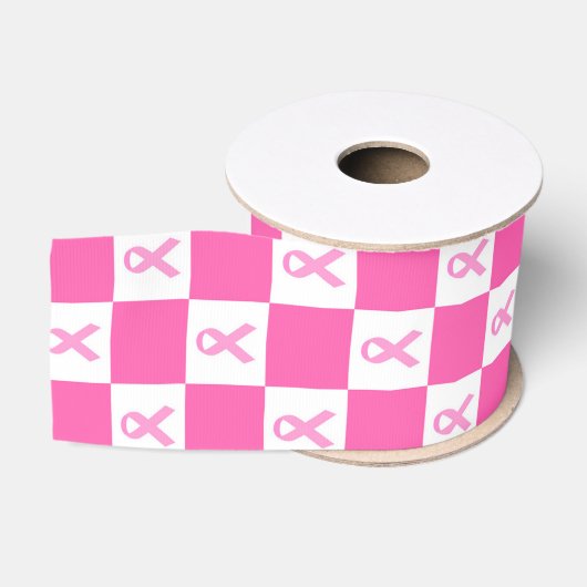 Roze Lint Schaakbord – Borstkanker Bewustzijn (Spoel)