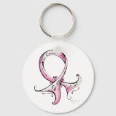 Roze lint sleutelhanger (Voorkant)