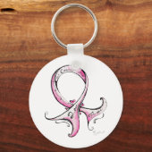 Roze lint sleutelhanger (Voorkant)