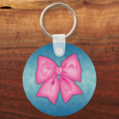 Roze lint sleutelhanger (Achterkant)