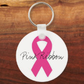 Roze lint-Sleutelhanger Sleutelhanger (Voorkant)