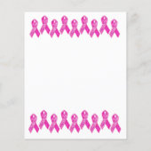 Roze lint Sparkle-cadeaus Flyer (Achterkant)