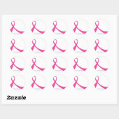 Roze lint Stickers (Vel)