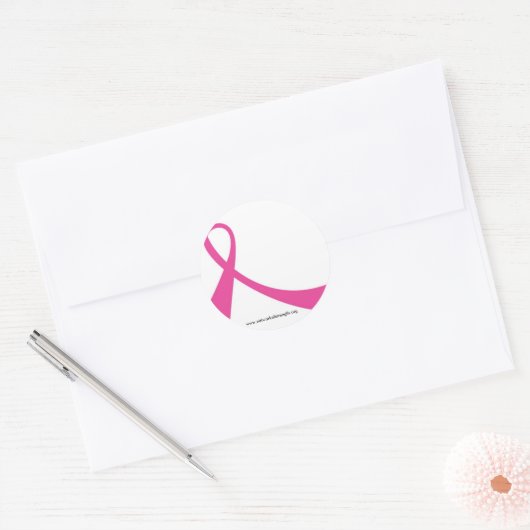 Roze lint Stickers (Envelop)