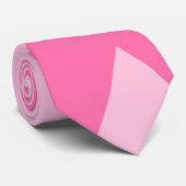 Roze lint stropdas (Opgerold)