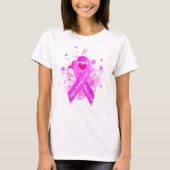 Roze lint  t-shirt (Voorkant)