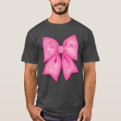 Roze lint t-shirt (Voorkant)
