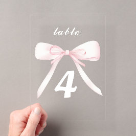 roze lint tafelnummers
