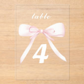 roze lint tafelnummers (Voorkant)