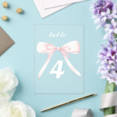 roze lint tafelnummers (Insitu (Huwelijk))
