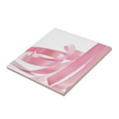 Roze lint tegeltje (Zijkant)