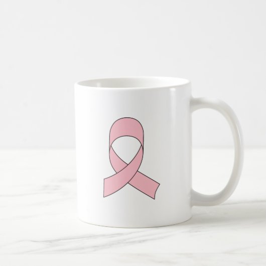 Roze Lint Tekening Koffiemok (Rechts)