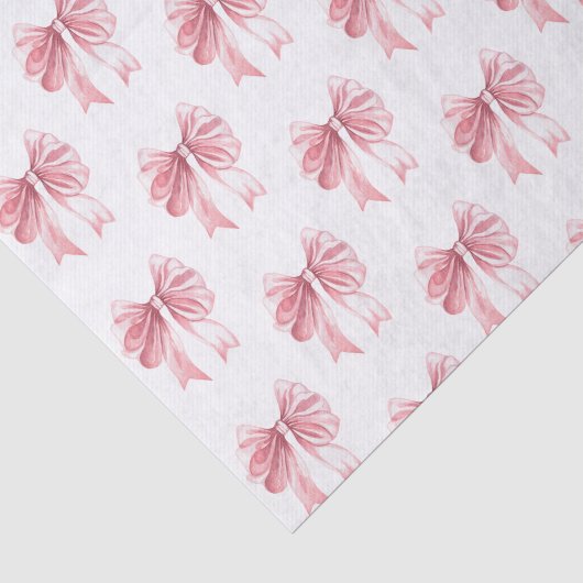 Roze lint tissuepapier (Detail)