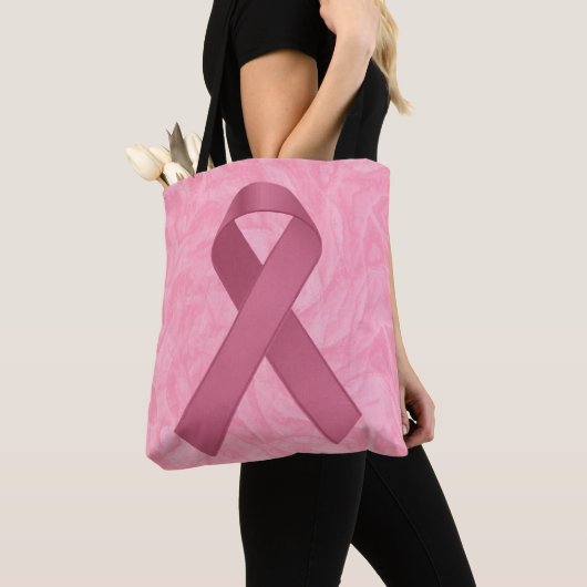 Roze lint tote bag (Dichtbij)
