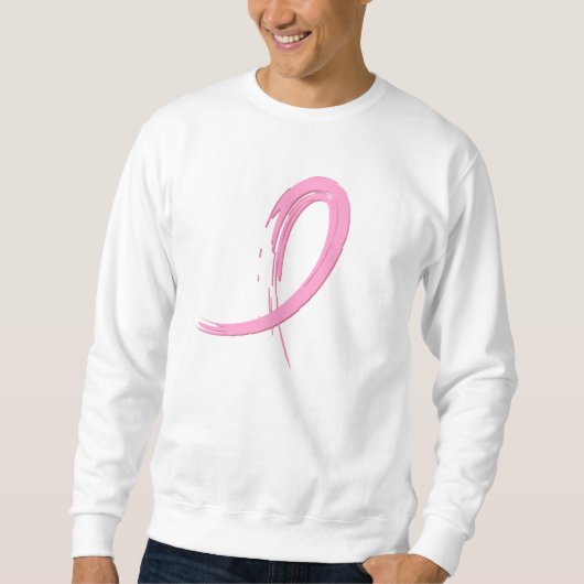 Roze lint van borstkanker A4 Trui (Voorkant)