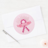 Roze lint van de Sticker van de hopronde (Envelop)