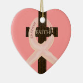 Roze lint van Faith Ornament (Rechts)